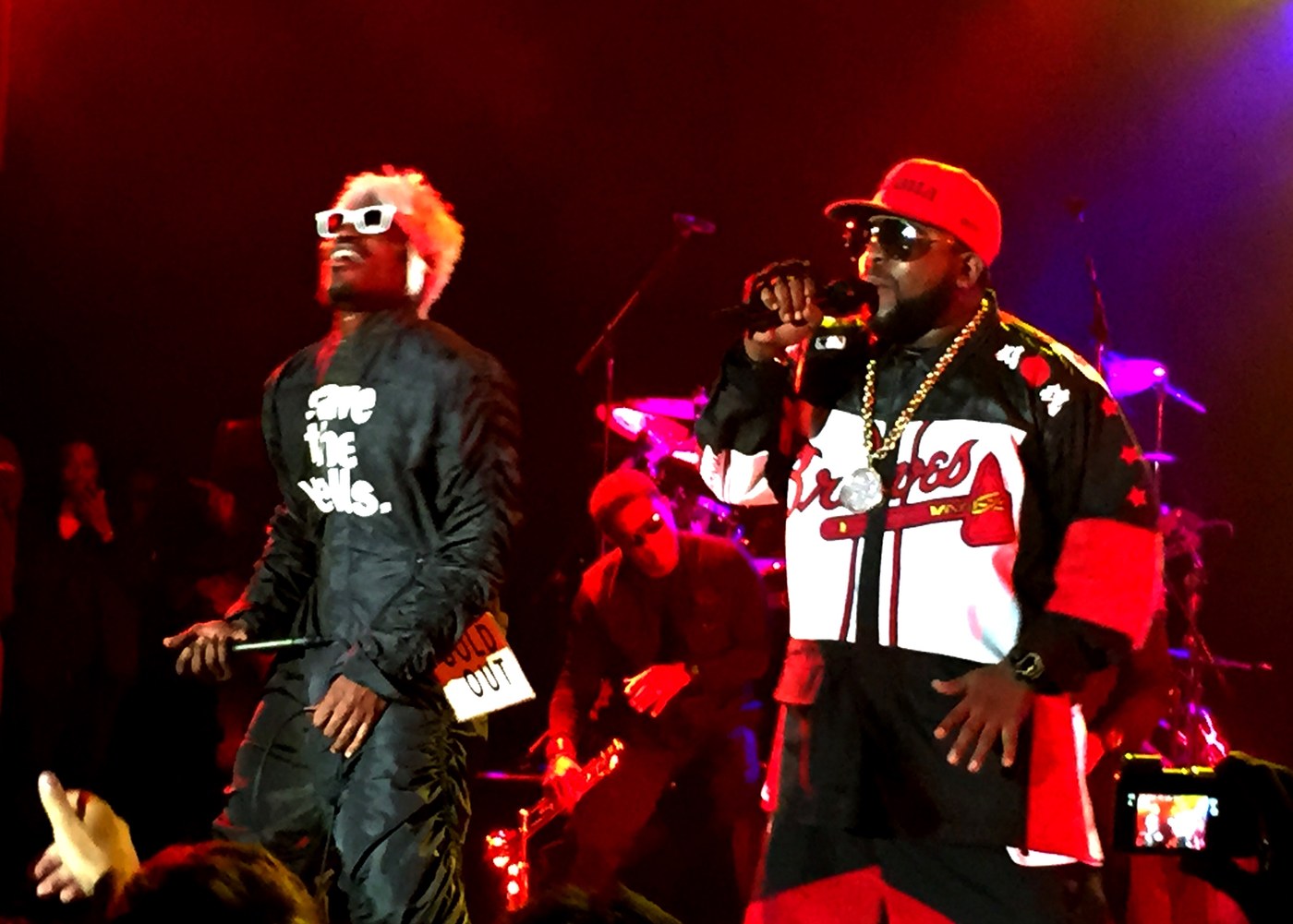 Outkast performing live in New York, 2014